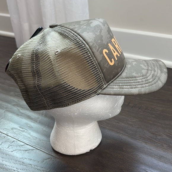 Carhartt Trucker Force Sweatband,Camo,logo graphic snapback cap,mesh panel,tree - Picture 6 of 10